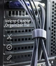 Стяжка липучка хомут органайзер для проводов кабеля 0.1м F2VB - изображение 3