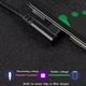 Кабель кутовий для швидкого заряджання телефона USB Type-C — USB Type-C 0.25 м. Зарядний дріт шнур ЮСБ Тайп С SX5 - зображення 2