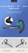 Беспроводная Bluetooth гарнитура. Блютуз блютус гарнитура для телефона, смартфона Yoozi DR5 - изображение 6