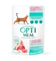 Вологий корм для кішок з чутливим травленням Optimeal pouch 12 шт по 85 г (індичка та ягня) - зображення 1