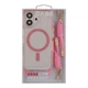 Чохол TPU+PC LanyardCase with MagSafe для iPhone 16 Колір Pink - изображение 7