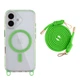 Чохол TPU+PC LanyardCase with MagSafe для iPhone 16 Колір Pink - изображение 13