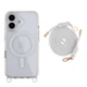 Чохол TPU+PC LanyardCase with MagSafe для iPhone 16 Колір White - изображение 1