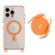 Чохол TPU+PC LanyardCase with MagSafe для iPhone 16 Pro Max Колір Orange - зображення 1