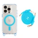 Чохол TPU+PC LanyardCase with MagSafe для iPhone 15 Pro Колір Sky Blue - зображення 1