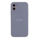Чохол Silicone Case Full Size with Frame для iPhone 12 Колір 28.Lavender Grey - изображение 1