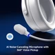 Наушники MCHOSE V9 PRO White-Blue Беспроводная Игровая Гарнитура, Радиоканал/Bluetooth/3.5мм. Съемный Микрофон, RGB Подсветка, Обьемный звук 7.1, Автономная робота 250 Часов - изображение 7