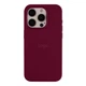 Чохол Silicone Case Full Size (AA) для iPhone 15 Pro Колір 42.Maroon - изображение 1