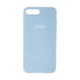 Чохол Silicone Case Full Size (AA) для iPhone 7 Plus/8 Plus Колір 58.Sky Blue - изображение 1