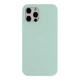 Чохол Premium Silicone Case Full Size (AA) для iPhone 12 Pro Max Колір 64.Light Cyan - изображение 1