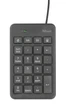 Клавіатура мембрана Trust Xalas USB-A Numeric Keypad 23Key, USB-A, чорний (642758) - зображення 1