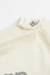 Костюм боди+штаны H&M 979605АВ-2 молочный барашки 2022 62см - изображение 4