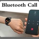 Умные смарт-часы i39 с Bluetooth-звонками, классический круглый экран 1.28" и черный кожаный ремешок - изображение 6