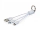 Кабель Cablexpert (CC-USB2-AM8PmB-01-MX) USB 2.0 - Lightning/MicroUSB, 0.1м - изображение 5