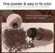 Пудра для волос в стике Lakerain Hairline Powder Dark Brown 4, темно-коричневый, водостойкая, для маскировки залысин и тонирования бровей (122206336) - изображение 5