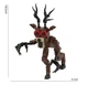 Конструктор - пазл игрушка Олень по игре 99 Ночей в Лесу Роблокс 99 nights in the forest roblox высококачественный блок детализированная фигурка - изображение 3
