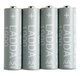 Аккумуляторные батарейки IKEA LADDA 4 шт AA (HR6) 1900 mAh 1.2V Ni-MH многоразовые аккумуляторы набор ИКЕА ЛАДДА 005.098.14 - изображение 2