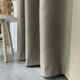 Штора аталс блекаут на люверсах ALBO бежевая 150×270 см, 1 шт. (SH-LM30-17) - изображение 7