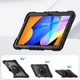 Противоударный чехол Capsule Hybrid с вращательной подставкой и местом для стилуса на Lenovo Idea Tab 11" 2025 TB336FU / TB336ZU (Чёрный) - изображение 7