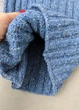 Жіночий зимовий бафф снуд в’язаний Classic Knit INNOE 950642-1 Блакитний - изображение 8