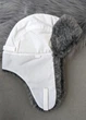 Жіноча тепла шапка вушанка з хутряним оздобленням Winter Comfort INNOE 950002-1 Білий - изображение 11
