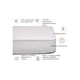 Наматрасник MirSon Natural Line Стандарт Silk 978 90x190 см (2200000835826) - изображение 3