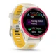 Смарт-часы GARMIN Forerunner 570 42mm Raspberry Aluminum with Translucent Bone/Mango Band (010-02970-02/42) - изображение 3