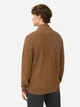 Свитер теплый на молнии мужской Camel Active knitted Troyer 409530-6K06-55 M Коричневый (4063366119539) - изображение 2