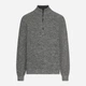 Свитер теплый на молнии мужской Camel Active knitted Troyer 409530-6K06-88 L Серый (4063366119690) - изображение 6