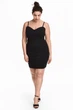 Сукня H&M чорний APAGW407 4XL - зображення 1
