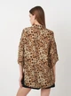Рубашка из вискозы Pull & Bear 9470342700 S коричневая (100000791) - изображение 2