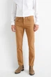 Штани slim fit C&A 2223156c43 W34L34 коричневі (100006871) - зображення 1