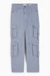 Брюки карго relaxed C&A 2226424c43 34 голубые (100005702) - изображение 6