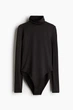 Боди-гольф H&M 1254566001c42 XS чёрное (100001824) - изображение 4