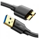 Дата кабель USB 3.0 AM to Micro B 0.5m US130 black Ugreen (10840) (324782) - изображение 1