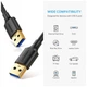 Дата кабель USB 3.0 AM/AM 1.0m US128 black Ugreen (10370) (324770) - изображение 2