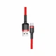Дата кабель USB 2.0 AM to USB-C 1.0m Cafule 3A red+red Baseus (CATKLF-B09) (321292) - изображение 3