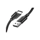 Дата кабель USB 2.0 до USB-C 0.25m 3A US287 black Ugreen (60114) (324948) - зображення 1