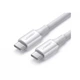 Дата USB-C кабель USB-C 1.5m 5A 100W US300 white Ugreen (80370) (324863) - зображення 1