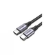 Дата USB-C кабель USB-C 2.0m US261 18W Round Cable Nickel Plating Aluminum Shell Black Ugreen (50152) (321645) - зображення 1
