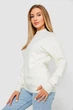 Светр жіночий вовняний колір молочний розмір L-XL 244R0390 - изображение 3