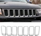 Рамки решетки радиатора Jeep Compass 11-16 (FPS). комплект 7 шт. 68109865AA - изображение 1