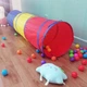 Тунель-труба дитячий ігровий KIDS TENT триколірний 180 см (0056) - зображення 2