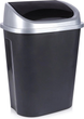 Kosz na śmieci Vilde plastikowy 50 l Czarny (8720573809542) - obraz 6