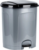 Сміттєвий бак Orion пластиковий з педаллю 50 л Сірий (8592381171551) - зображення 1