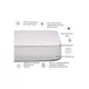 Наматрасник MirSon Natural Line Стандарт Bamboo Aloe Vera 973 120x190 см (2200000836854) (331649) - изображение 3