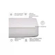 Наматрасник MirSon Natural Line Стандарт Silk 975 90x190 см (2200000835796) (331965) - изображение 3