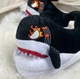 Капці кігурумі іграшки домашні Kigurumi Акула Вогняна Теплі Чоловічі Чорні 38-41 (3147) - зображення 3