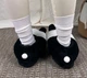 Тапочки Кигурми игрушки Kigurumi Панда Домашние Плюшевые Мужские Черный с белым 36-43 (М753103) - изображение 5