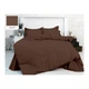 Простынь MirSon Бязь Premium 19-1217 Chocolate Perla 150х220 см (2200000953858) (327151) - изображение 1